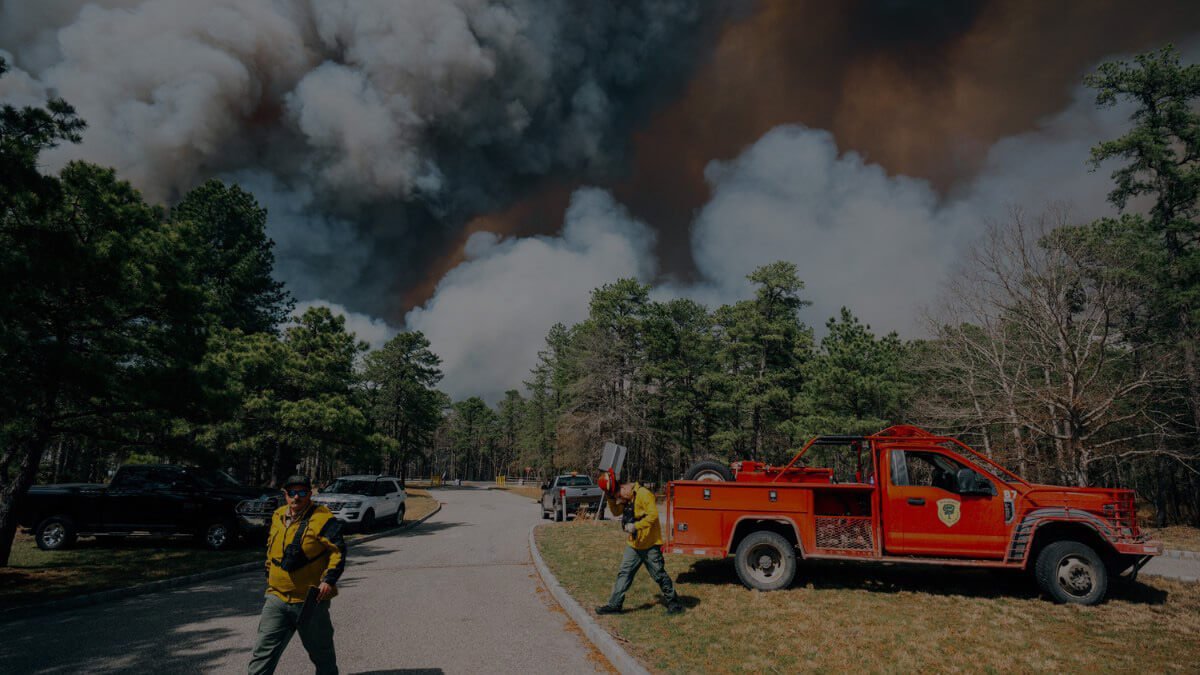 Ocean County Wildfire Damage