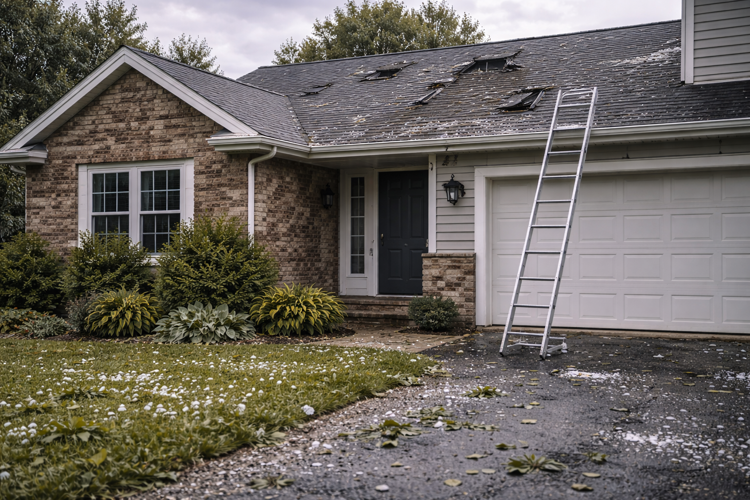 Hail and roof damage